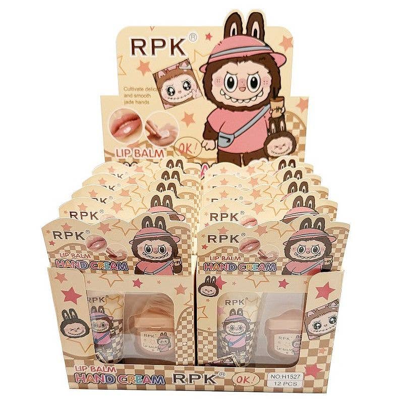 2 in 1 Lip Balm Hand Cream Set